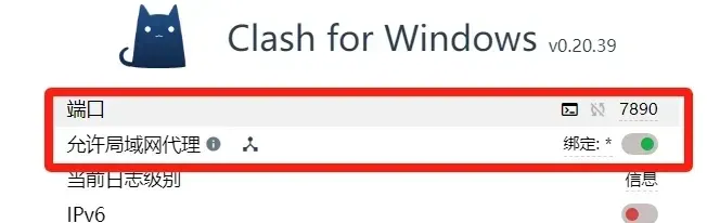 Clash general port and allow-LAN setting