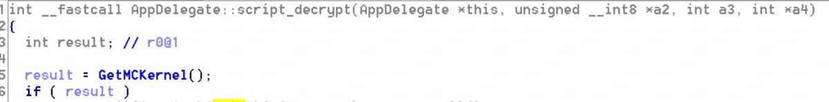 The script_encrypt function