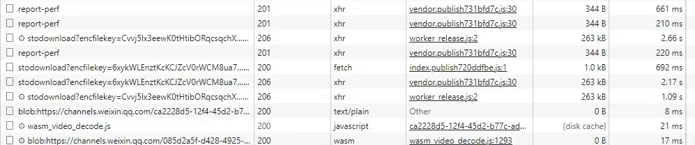 stodownload requests return encrypted video