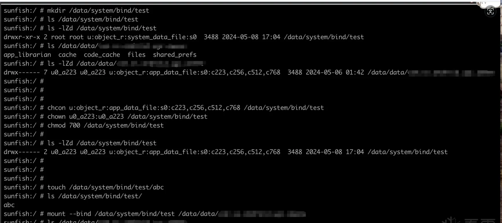 Per-account data directories