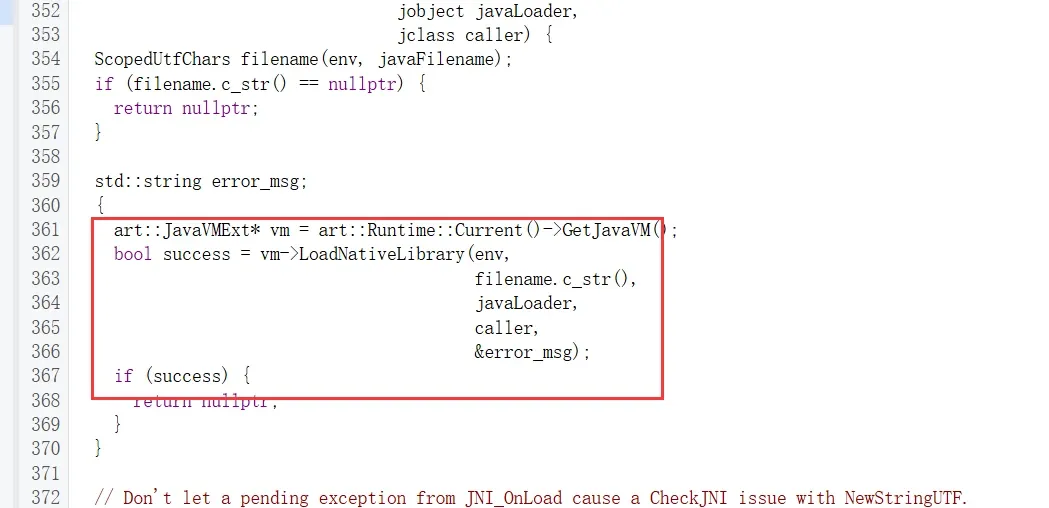 vm->LoadNativeLibrary