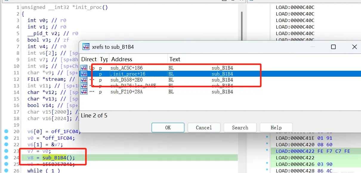 init_proc and the SO loading flow