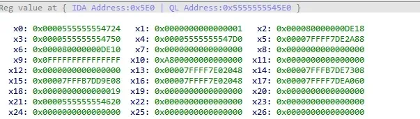 PC register after breaking on __libc_start_main