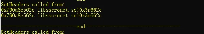 Two call sites