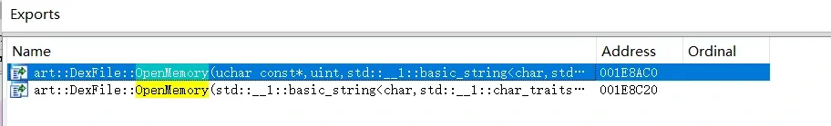 Finding OpenMemory in IDA