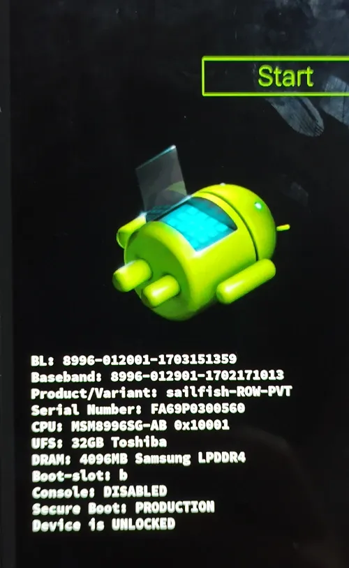 Bootloader mode