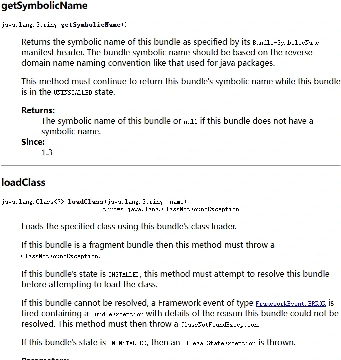 Bundle.findEntries / loadClass