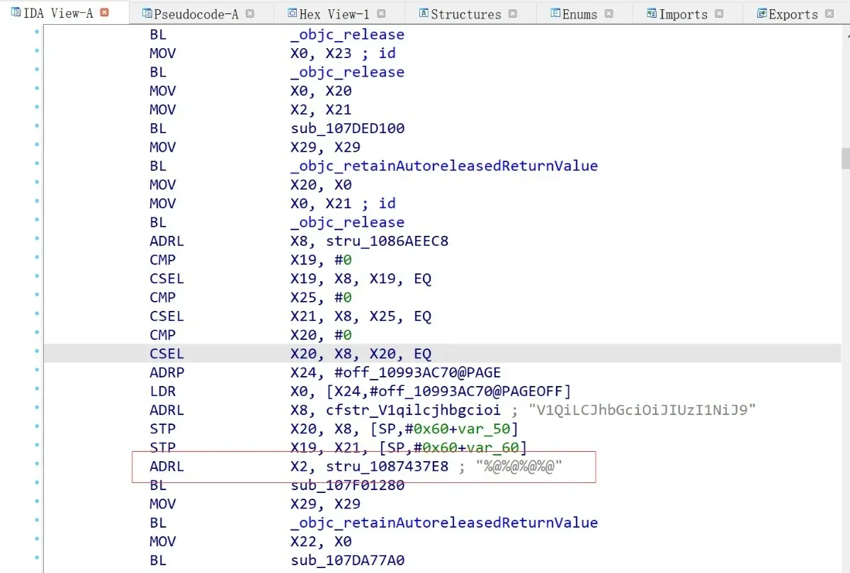 IDA pseudocode for kep_signWithURL:body: