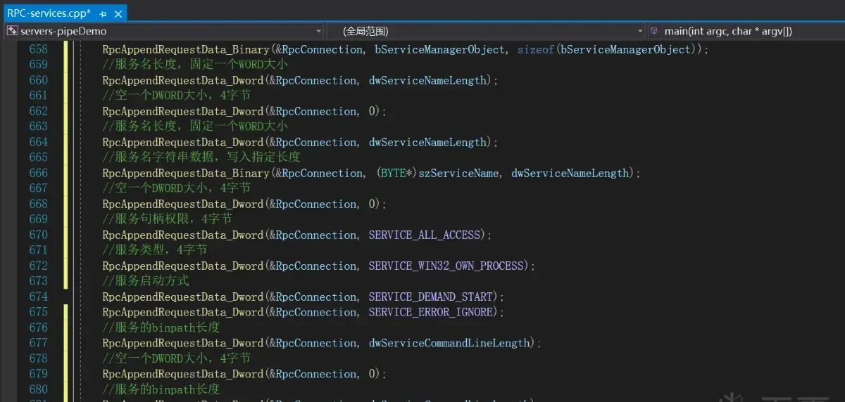 Service-creation structure handling, part 1