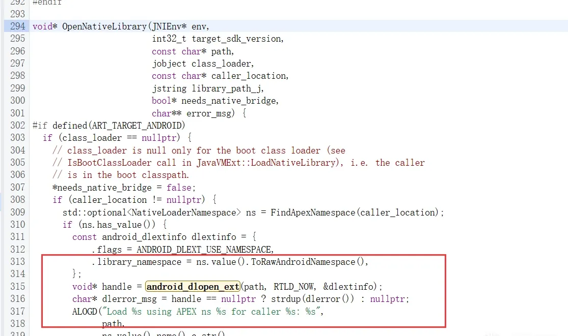 OpenNativeLibrary