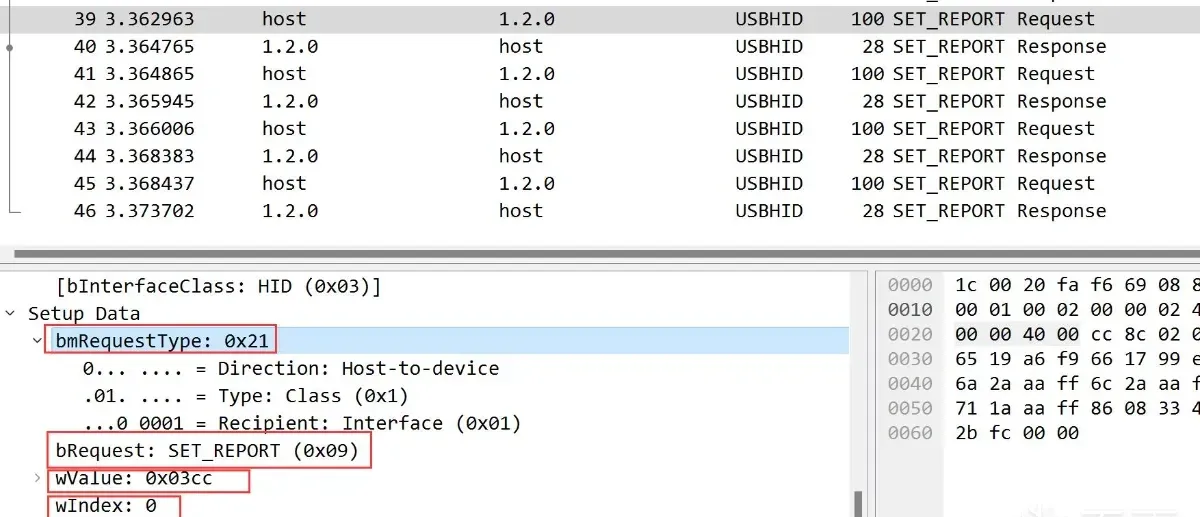 Transfer fields in Wireshark