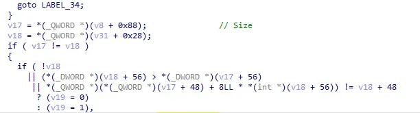IDA string search for aMissingtablein