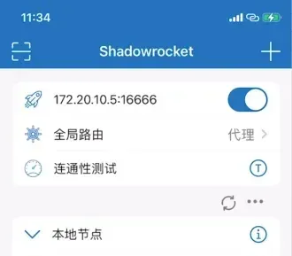 Shadowrocket proxy mode