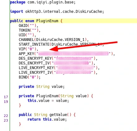 The enum VIP check