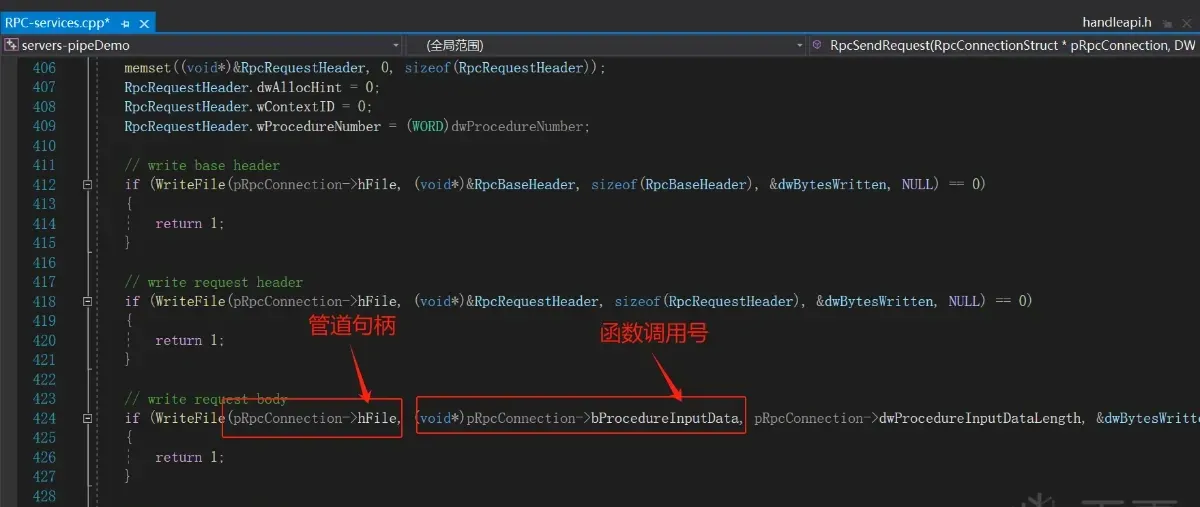 Service-creation structure handling, part 3