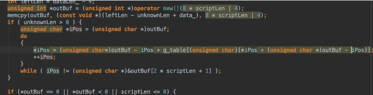 Inverted substitution encryption