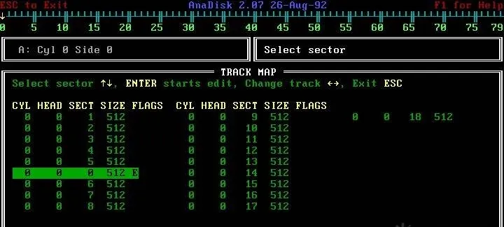 KV200 disk data
