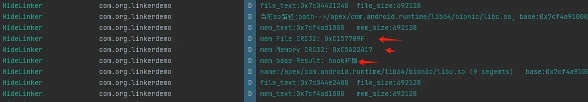 Both CRC checks firing