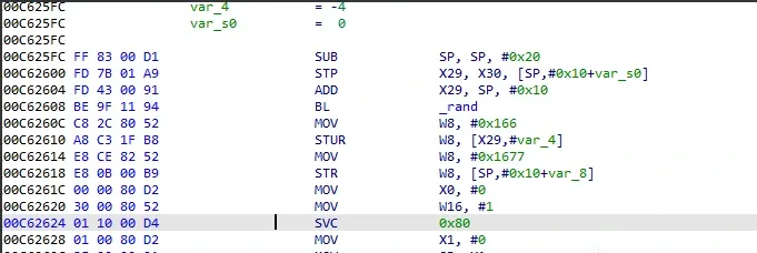 Instruction-level syscall