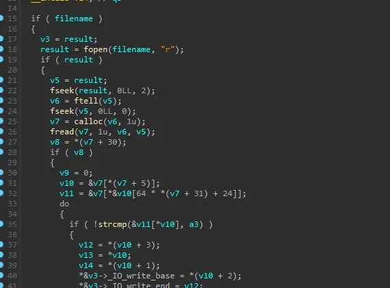 Locating the bitcode section
