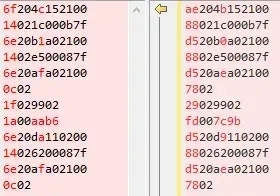 Decrypted bytecode comparison