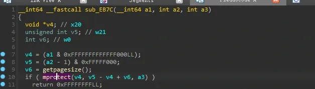 mprotect on the bitcode section