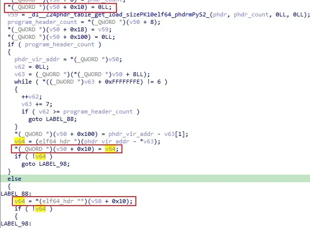 PHDR check in IDA