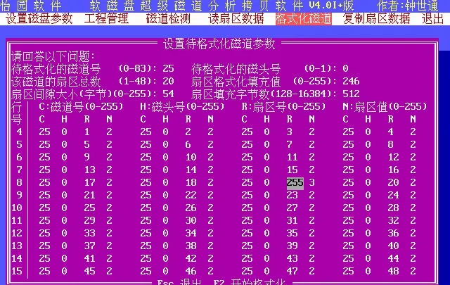 Formatting with SCS40
