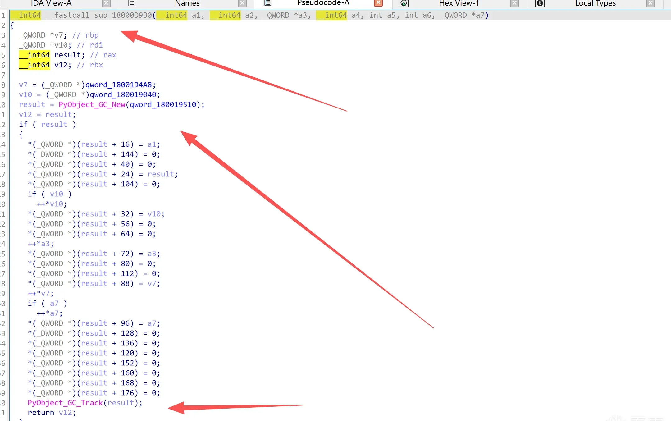 Finding __Pyx_CyFunction_New (2)