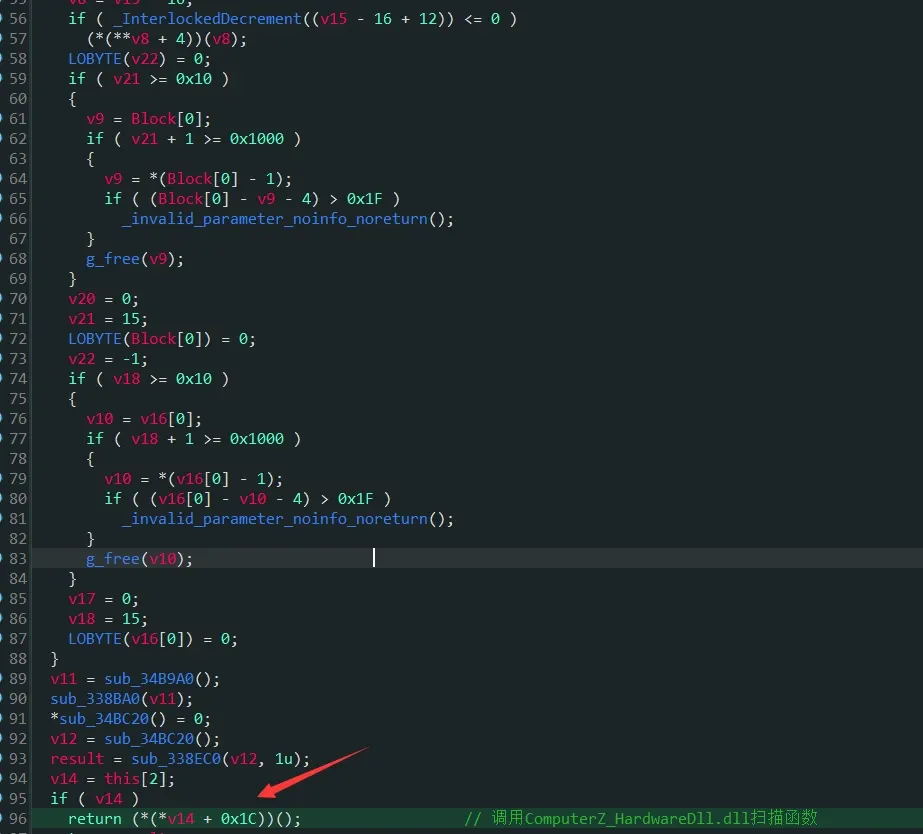 Call chain continued