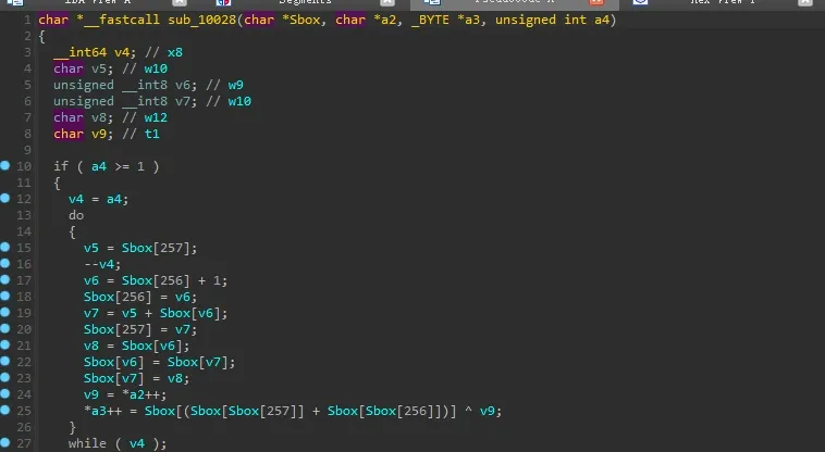 Decryption routine, part 2