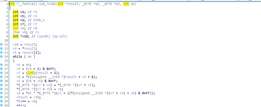 sub_7CA82 = RC4_Decrypt
