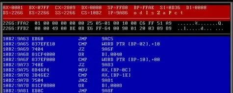 Checking the sum against 8DFC