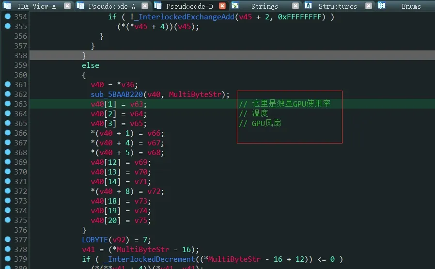 Located code