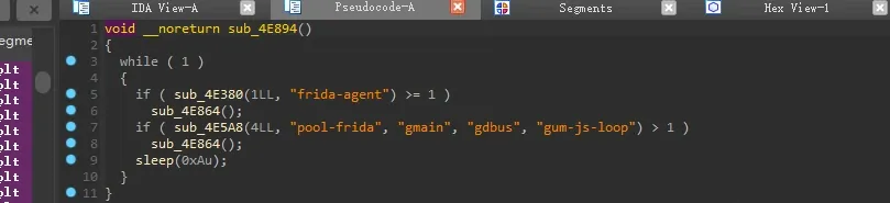 The thread function