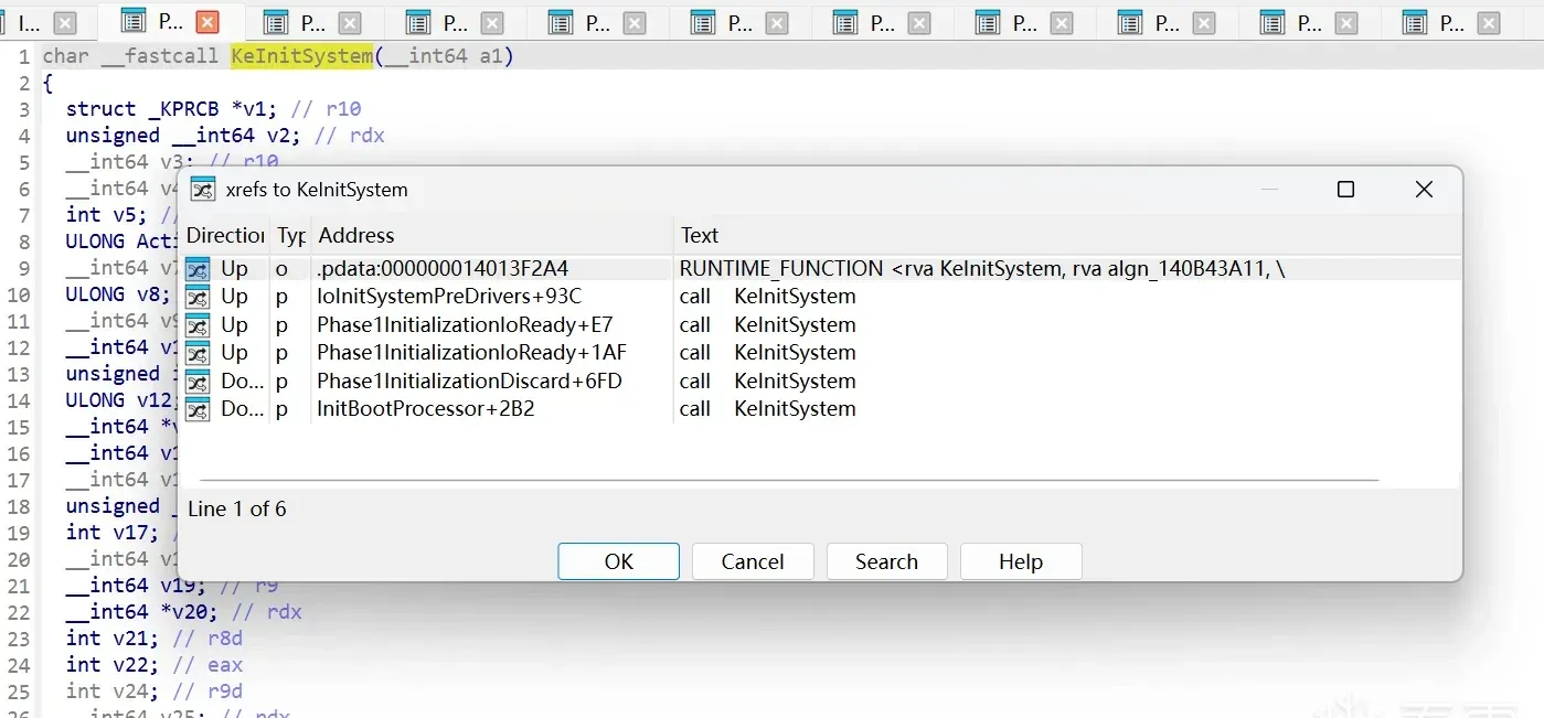 KeInitSystem