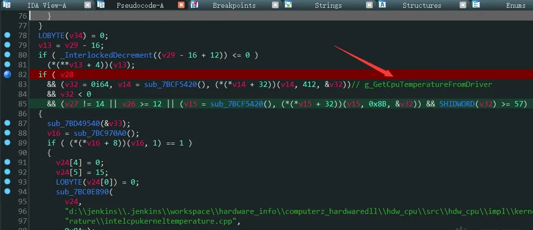 GetIntelCpuTemperatureFromDriver