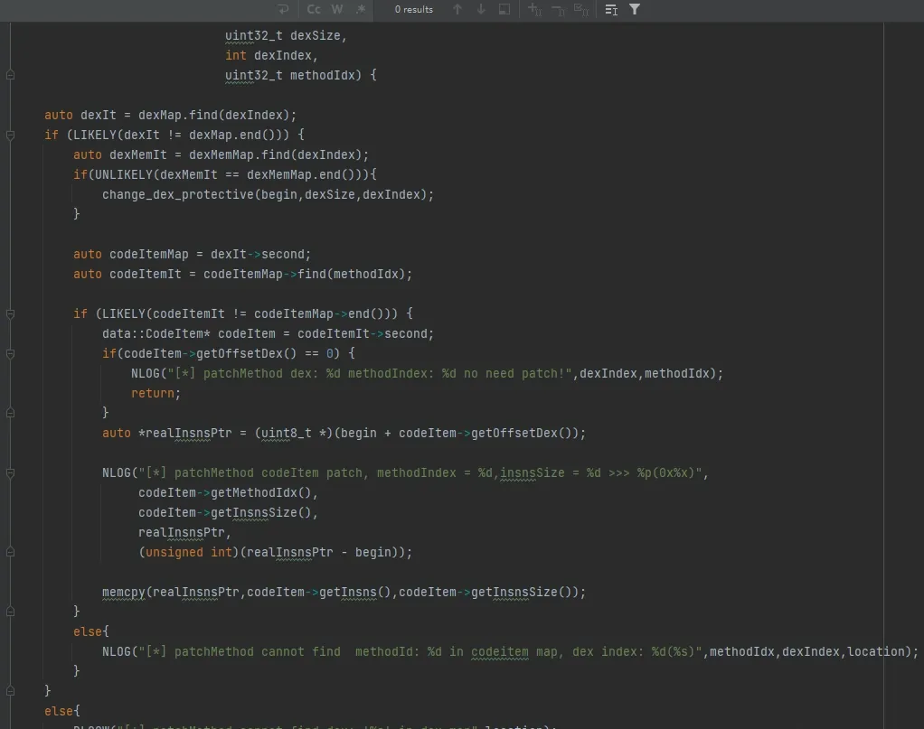 Passing to patchMethod