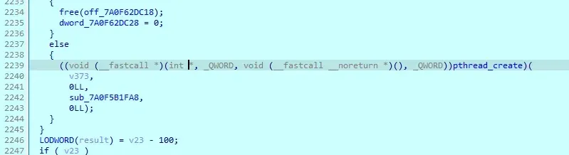 pthread_create
