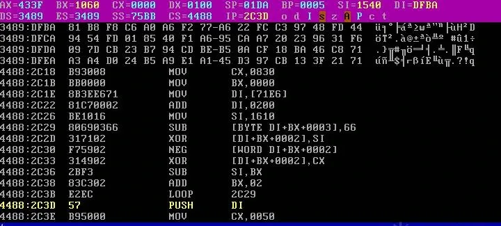 First decode, 830 words
